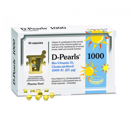 Pharma Nord D-Pearls Bio-Vitamin D3-1000iu, 90 Capsules (N)