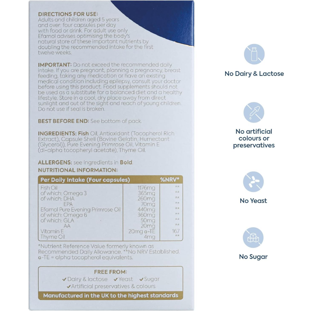 Efamol Efalex Brain Formula Capsules 240 (T)