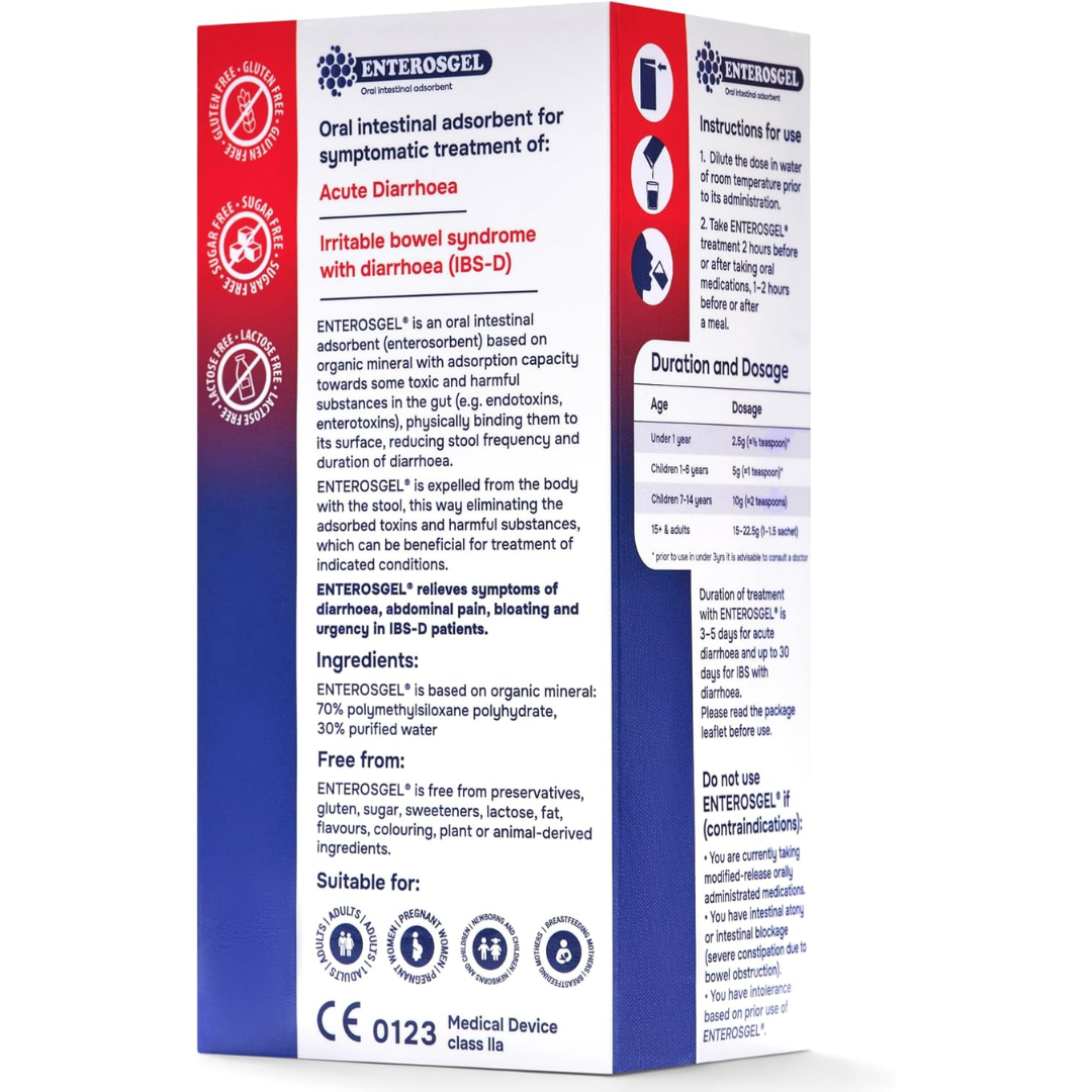 Enterosgel Sachets 10 x 15g (Pack of 1)  (T)