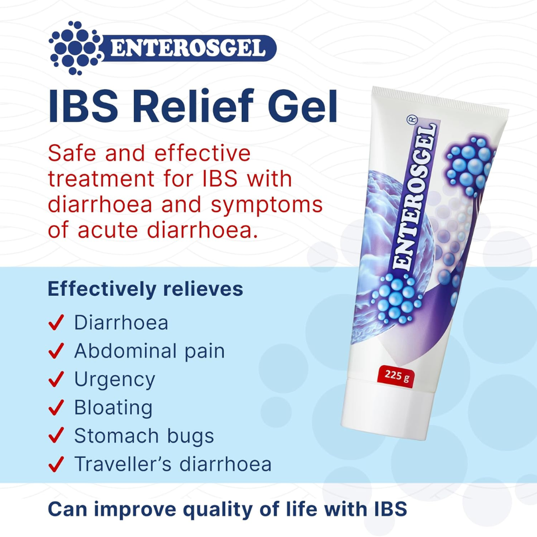 Enterosgel IBS Relief Gel Tube 225g - Oral Intestinal Adsorbent (T)