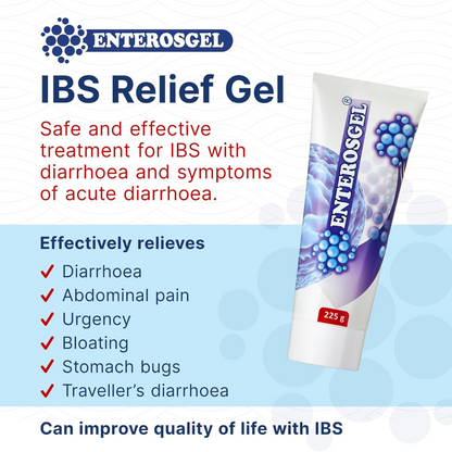 Enterosgel IBS Relief Gel Tube 225g - Oral Intestinal Adsorbent (T)