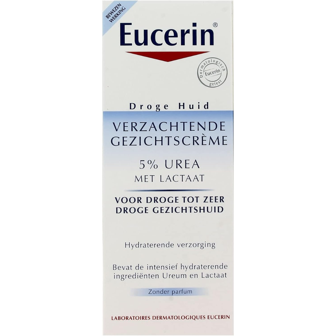 Eucerin Dry Skin Replenishing Face Cream Night 5% Urea with Lactate 50ml (T)