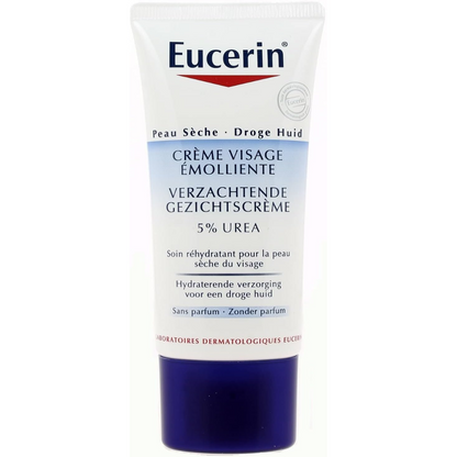 Eucerin Dry Skin Replenishing Face Cream Night 5% Urea with Lactate 50ml (T)