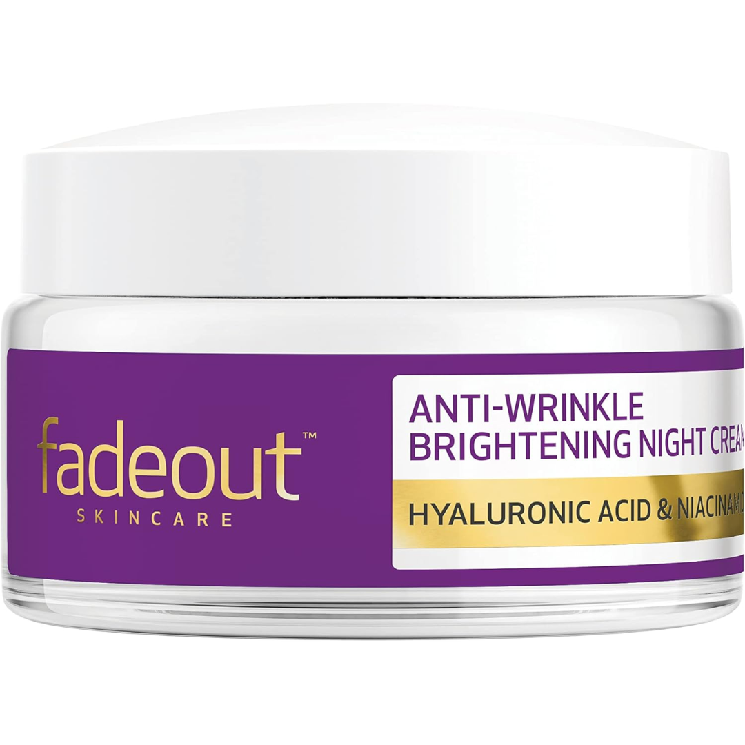 Fade Out Anti Wrinkle Brightening Night Cream with Hyaluronic Acid & Niacinamide 50ml (T)