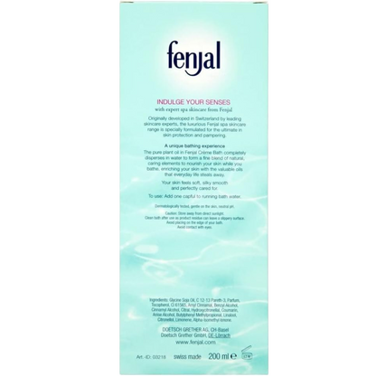 FENJAL Classic Luxury Creme Bath Oil - 200ml (T)