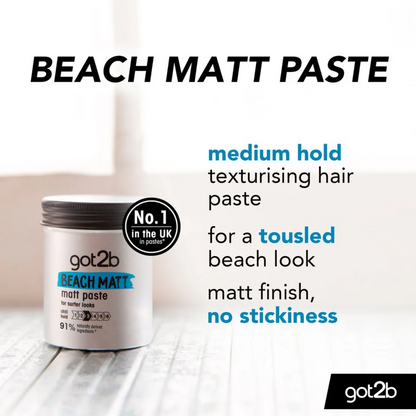 Schwarzkopf Got2b Beach Matte Paste 100Ml (T)