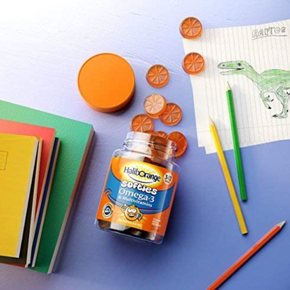 Haliborange Softies Omega-3 & Multivitamins 3-12yrs 30 Orange Softies (T)
