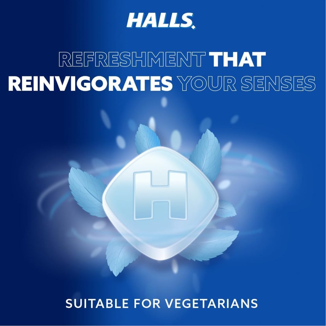 Halls Original Sugar Free, Clearing Menthol, Original Flavour, 20 x 33.5g (T)