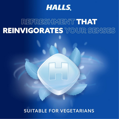 Halls Original Sugar Free, Clearing Menthol, Original Flavour, 20 x 33.5g (T)