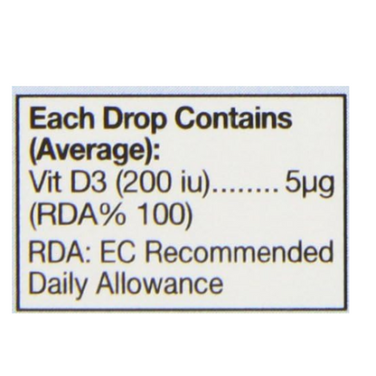 HealthAid Vitamin D3 200iu Drops, Strawberry, 15ML (T)