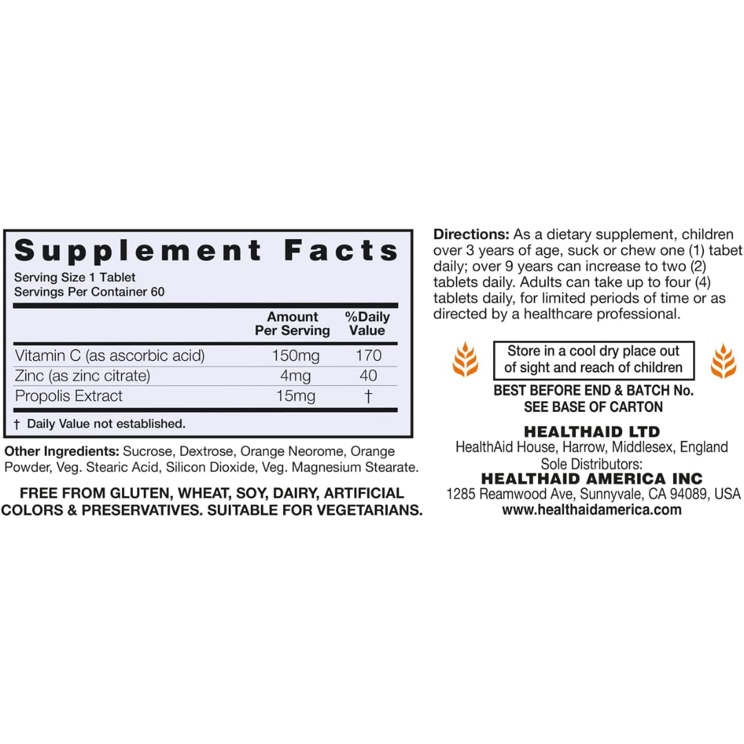 HealthAid Zincovit C - 60 Tablets (T)