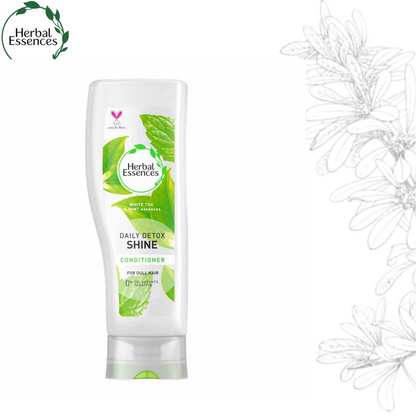 Herbal Essences Daily Detox Shine White Tea & mint Conditioner 400ml (T)