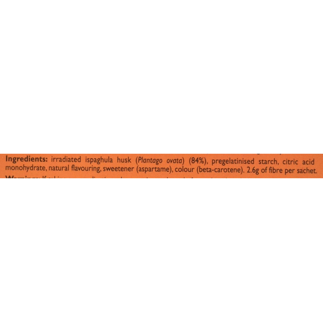 Ispaghula Husk Orange Drink Sachets, Pack of 30 (T)