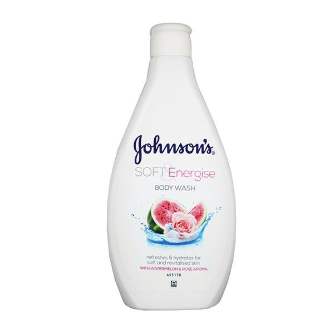 Johnsons Soft And Energise Body Wash 400Ml (T)