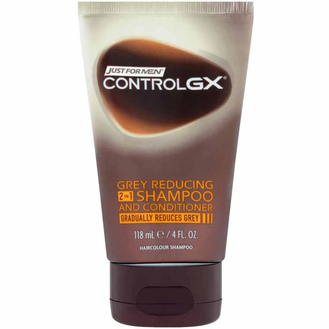 Just For Men Control GX Grey Reducing 2in1 Shampoo and Conditioner For Grey Hair (T)