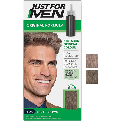 Just For Men Original Formula Light Brown Hair Dye – H25 (T)