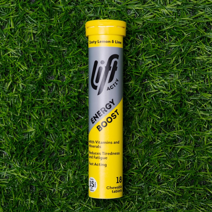 LiftActiv Energy Boost Chewable Tablets - Zesty Lemon & Lime 18s (T)