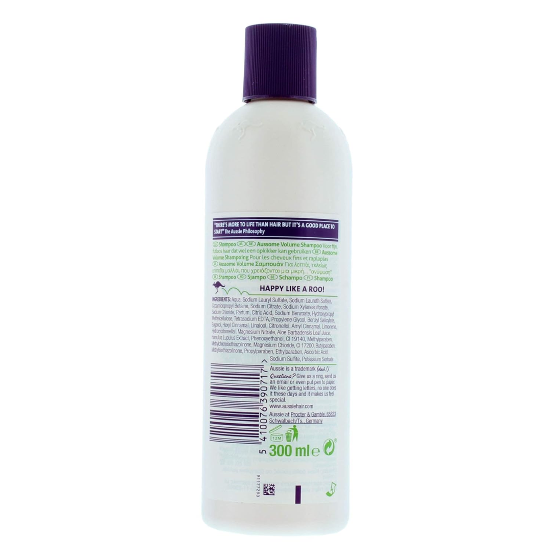 Aussie Aussome Volume Shampoo 300Ml (T)