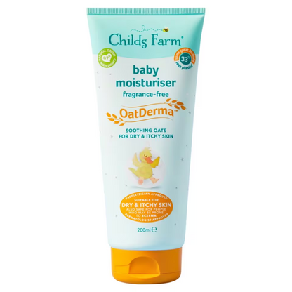 Childs Farm Baby Moisturiser Oatderma Fragrance Free 200Ml (T)