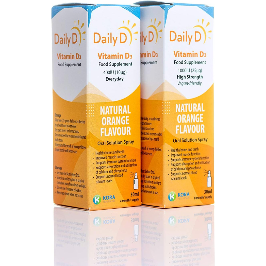 K Kora Healthcare Daily D Daily D Vegan Spray 1000Iu 30ml (T)