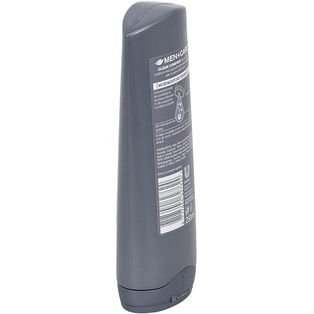 Dove Men Clean Comfort Body & Face Shower Gel 250ml (T)