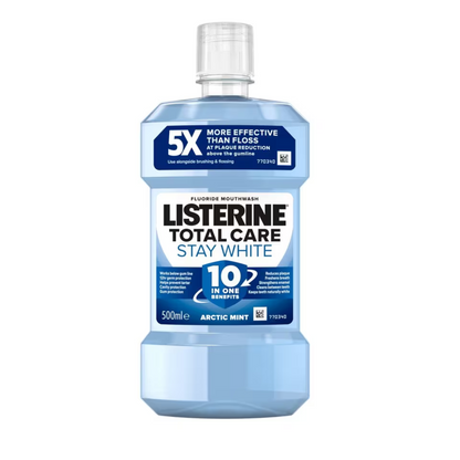 Listerine Total Care Stay White Arctic Mint Mouthwash 500ml (T)