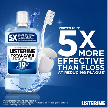 Listerine Total Care Stay White Arctic Mint Mouthwash 500ml (T)