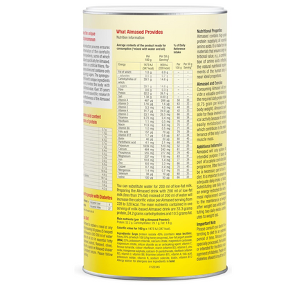 Almased - Soya, Yogurt and Honey Meal Replacement for Weight Control Powder 500 g (T)