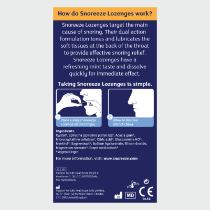 Snoreeze Anti-Snoring Lozenges 16