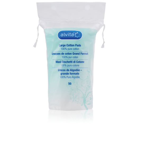 Alvita Cotton Wool Pads Large [Pack Of 50] (T)