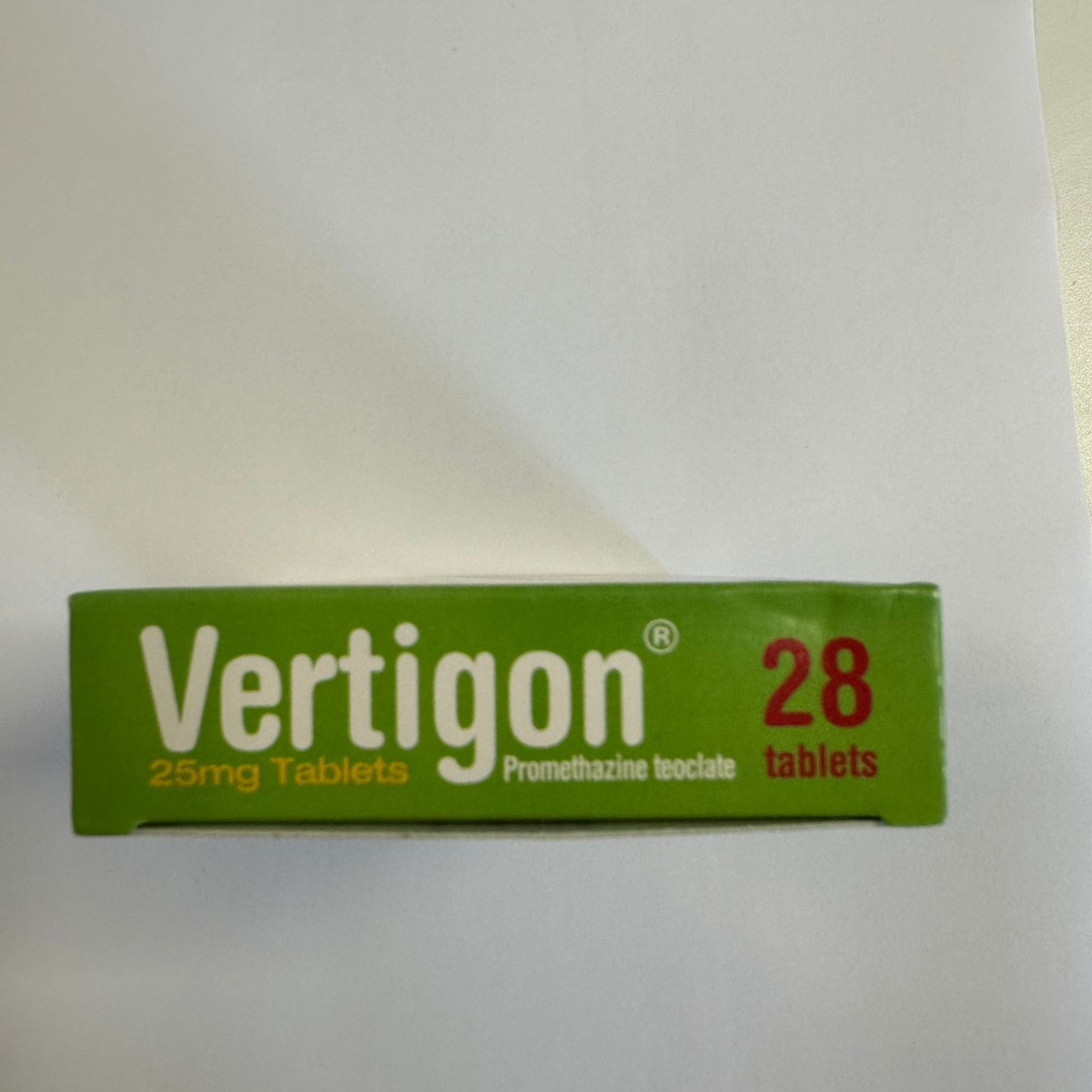 Vertigon Tablets 25mg Pack of 28