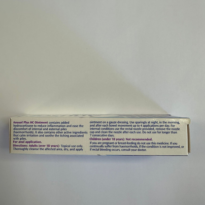 Anusol Plus HC Ointment - 15g (A)