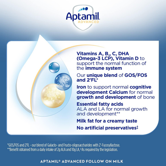 Aptamil Advanced 2 Follow On Baby Milk Powder Formula  800g (T)