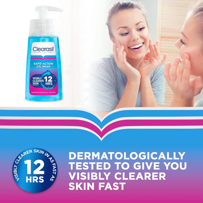 Clearasil Ultra Rapid Action Gel Wash 150ml (T)