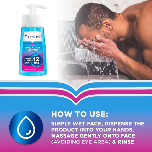 Clearasil Ultra Rapid Action Gel Wash 150ml (T)