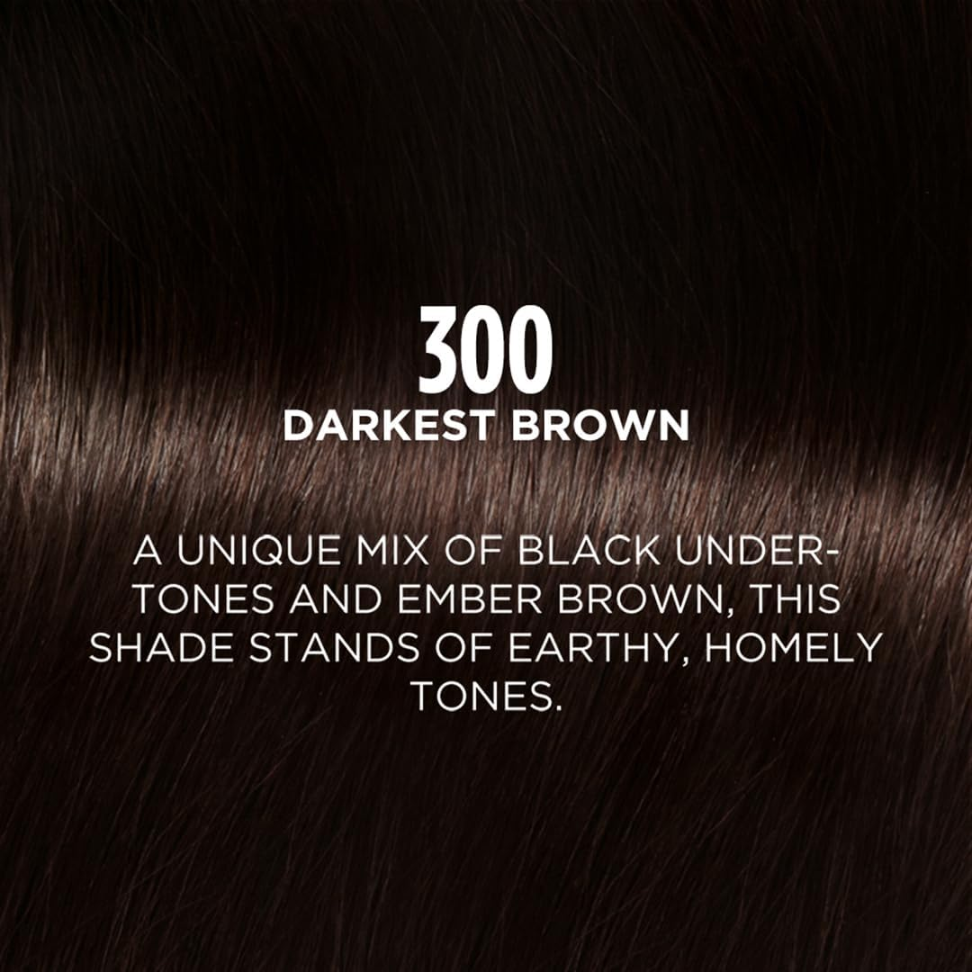 L'Oreal Paris Casting Creme Gloss Semi-Permanent Hair Dye 300 Darkest Brown  (T)