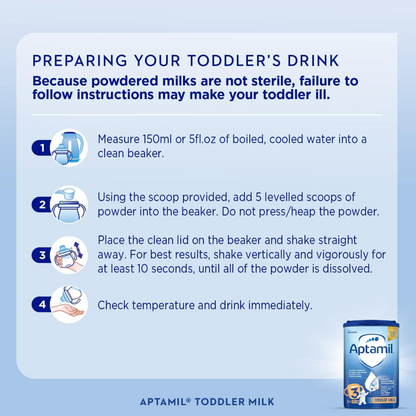 Aptamil 3 Toddler Baby Milk Powder Formula, 1-2 Years, 800g (T)