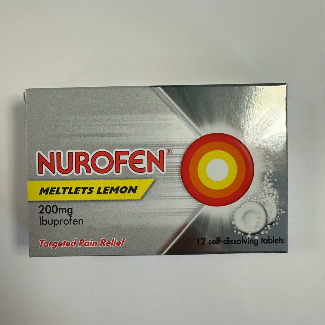 Nurofen Meltlets Lemon 12 tablets  (A)