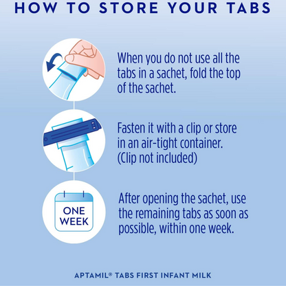 Aptamil 1 First Baby Milk Formula Pre-Measured Tabs 120 Tabs (T)