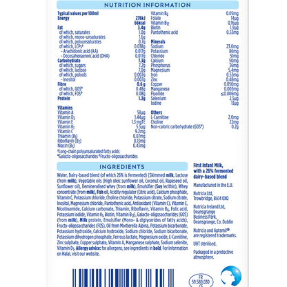 Aptamil 1 First Infant Milk Starter Pack from Birth 6x70ml  (T)