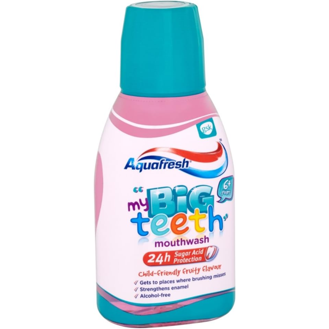 Aquafresh Big Teeth Mouthwash 300ml (T)
