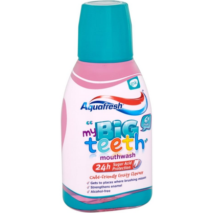 Aquafresh Big Teeth Mouthwash 300ml (T)