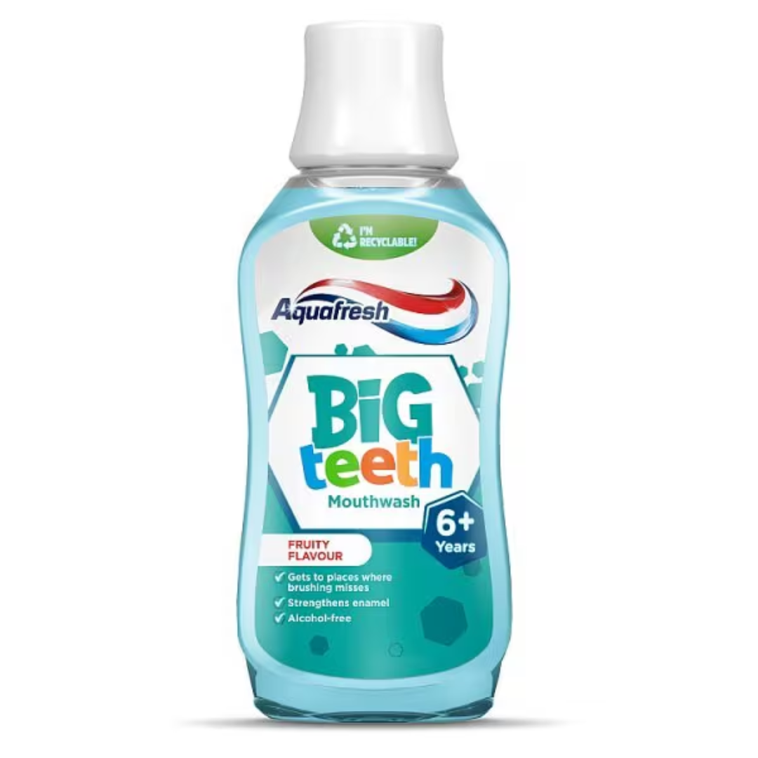 Aquafresh My Big Teeth Mouthwash Fresh Mint Flavour 6+ Years 300ml (T)