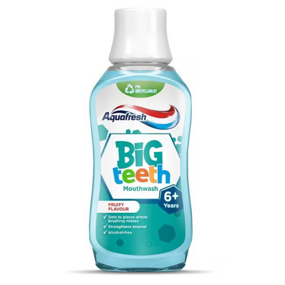 Aquafresh My Big Teeth Mouthwash Fresh Mint Flavour 6+ Years 300ml (T)