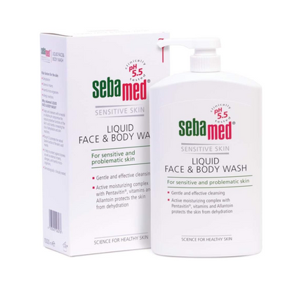 Sebamed Liquid Face and Body Wash 1000ml (N)