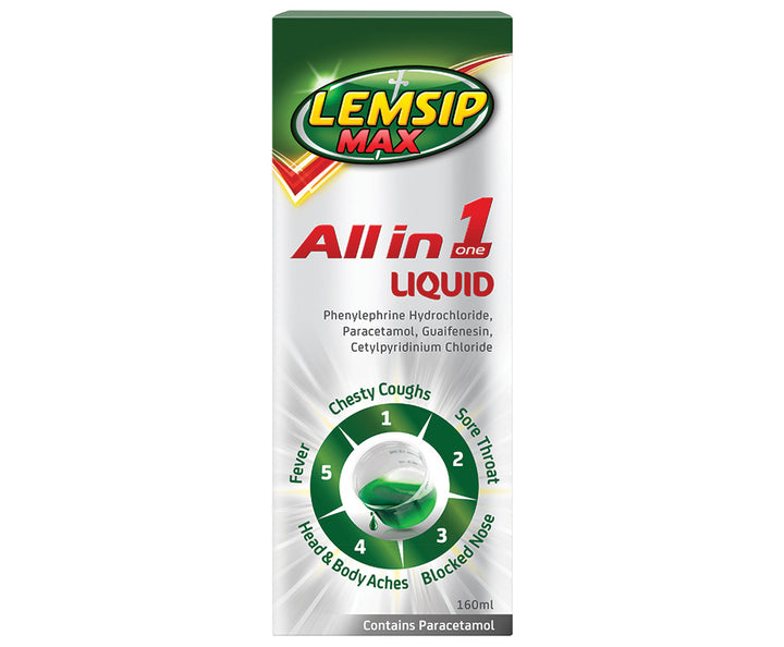 Lemsip Max All in One Liquid -160ML