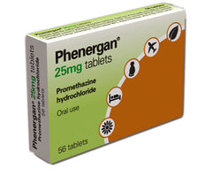 Phenergan 25mg 56 Tablets (P)