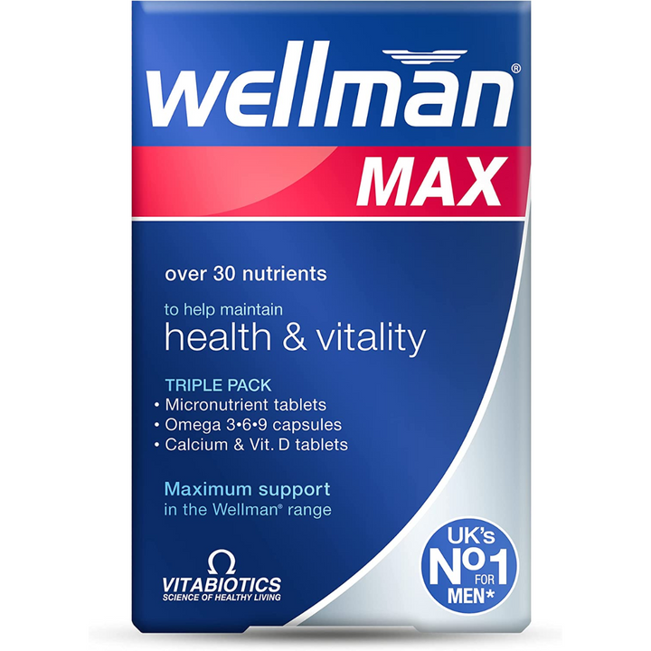 Vitabiotics Wellman Max 84 Capsules