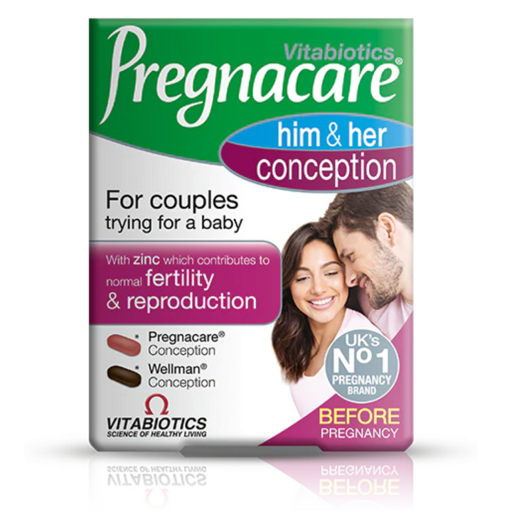Vitabiotics Pregnacare Him and Her Conception