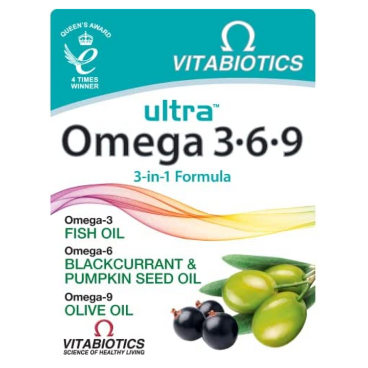 Vitabiotics Ultra Omega 3 6 9, 60 Capsules